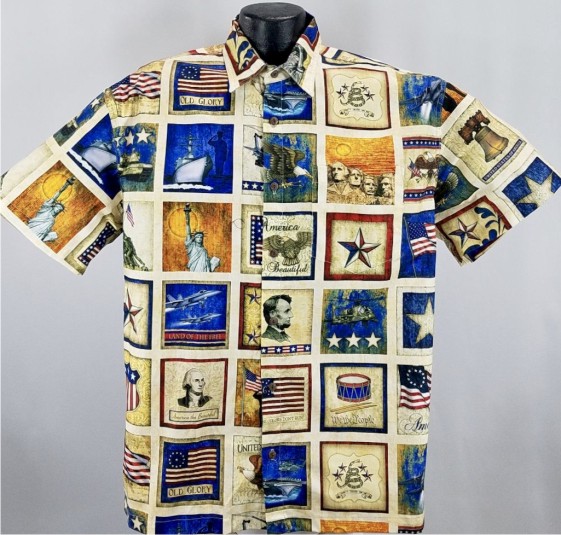 Patriotic Hawaiian Shirt
